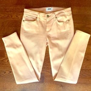 Paige Verdugo Ankle  Petal Pink size 28 jeans